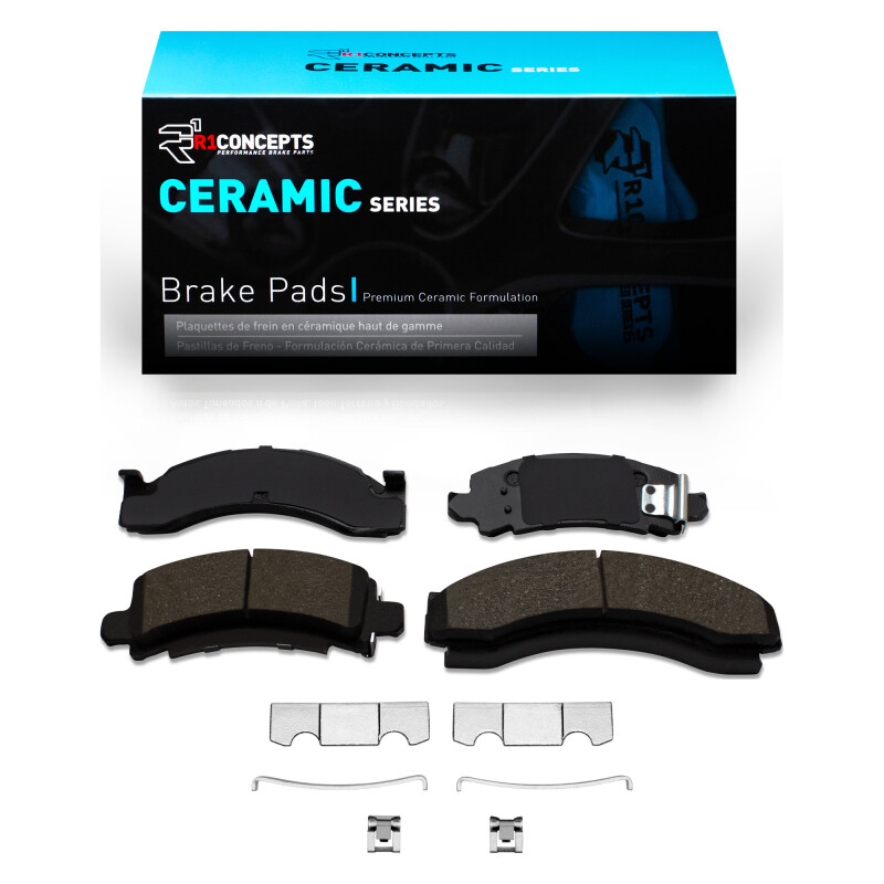 Chevrolet G30 Brake Pads - Front/Rear - R1 Concepts - Ceramic - `71-`05